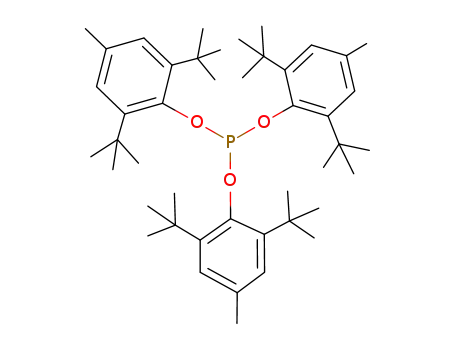 Molecular Structure of 56108-39-5 (Phenol, 2,6-bis(1,1-dimethylethyl)-4-methyl-, phosphite (3:1))