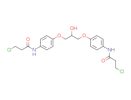 Propanamide,
N,N'-[(2-hydroxy-1,3-propanediyl)bis(oxy-4,1-phenylene)]bis[3-chloro-