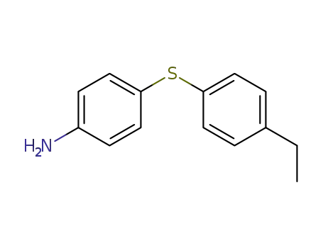 Molecular Structure of 62248-48-0 (Benzenamine, 4-[(4-ethylphenyl)thio]-)