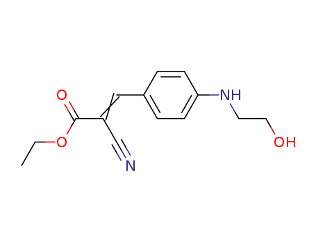 2-Propenoic acid, 2-cyano-3-[4-[(2-hydroxyethyl)amino]phenyl]-, ethyl  ester