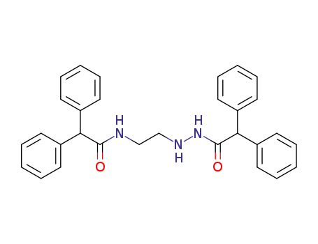 Molecular Structure of 61781-56-4 (Benzeneacetic acid, a-phenyl-,
2-[2-[(diphenylacetyl)amino]ethyl]hydrazide)
