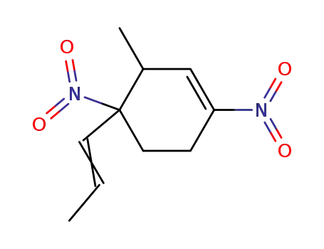 Cyclohexene, 3-methyl-1,4-dinitro-4-(1-propenyl)-