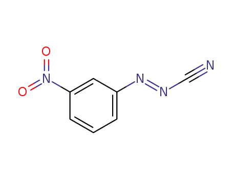 Molecular Structure of 58468-66-9 (Diazenecarbonitrile, (3-nitrophenyl)-, (E)-)