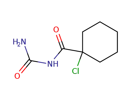 Molecular Structure of 64203-45-8 (Cyclohexanecarboxamide, N-(aminocarbonyl)-1-chloro-)