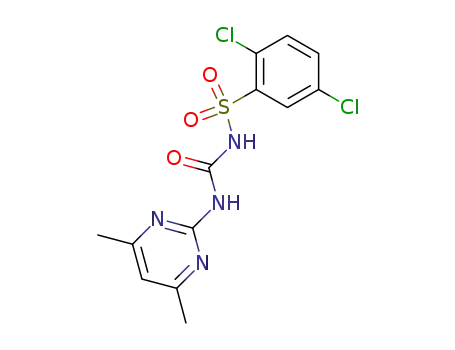 Benzenesulfonamide,
2,5-dichloro-N-[[(4,6-dimethyl-2-pyrimidinyl)amino]carbonyl]-