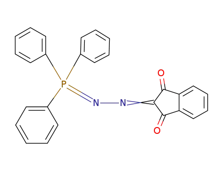 Molecular Structure of 1060-31-7 (1H-Indene-1,2,3-trione, 2-[(triphenylphosphoranylidene)hydrazone])