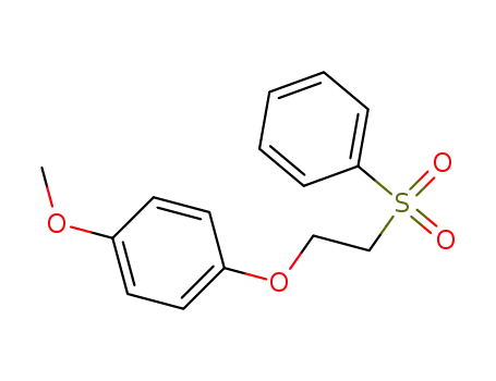 Molecular Structure of 28611-81-6 (2-p-Anisyloxyethylphenylsulfon)