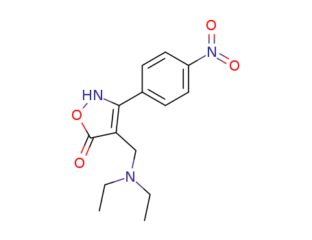 5(2H)-Isoxazolone, 4-[(diethylamino)methyl]-3-(4-nitrophenyl)-