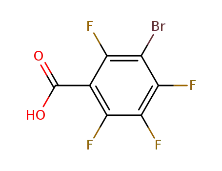 Molecular Structure of 33564-64-6 (3-BROMO-2,4,5-TRIFLUOROBENZOIC ACID)