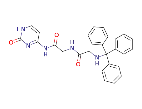 Molecular Structure of 62102-14-1 (Glycinamide,
N-(triphenylmethyl)glycyl-N-(1,2-dihydro-2-oxo-4-pyrimidinyl)-)