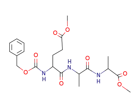 Molecular Structure of 61280-62-4 (L-Alanine, N-[N-[N-[(phenylmethoxy)carbonyl]-L-a-glutamyl]-L-alanyl]-,
dimethyl ester)