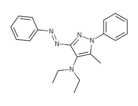 1H-Pyrazol-4-amine, N,N-diethyl-5-methyl-1-phenyl-3-(phenylazo)-