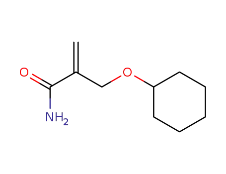 Molecular Structure of 63144-96-7 (2-Propenamide, 2-[(cyclohexyloxy)methyl]-)