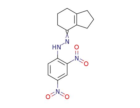 Molecular Structure of 52920-62-4 (4H-Inden-4-one, 1,2,3,5,6,7-hexahydro-, (2,4-dinitrophenyl)hydrazone)