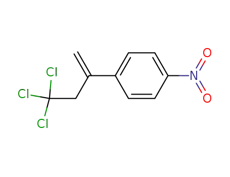Molecular Structure of 16663-08-4 (Benzene, 1-nitro-4-(3,3,3-trichloro-1-methylenepropyl)-)