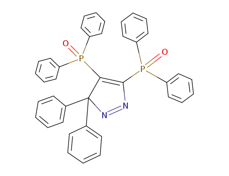 Molecular Structure of 66119-33-3 (3H-Pyrazole, 4,5-bis(diphenylphosphinyl)-3,3-diphenyl-)