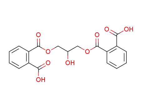 Molecular Structure of 49543-57-9 (1,2-Benzenedicarboxylic acid, 2-hydroxy-1,3-propanediyl ester)