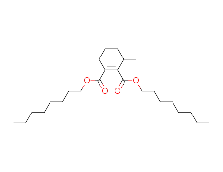 Molecular Structure of 57998-44-4 (1-Cyclohexene-1,2-dicarboxylic acid, 3-methyl-, dioctyl ester)