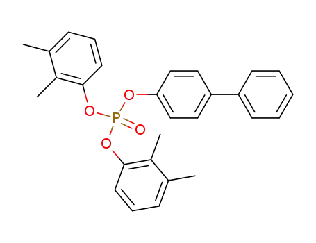 Molecular Structure of 59869-27-1 (Phosphoric acid, [1,1'-biphenyl]-4-yl bis(2,3-dimethylphenyl) ester)
