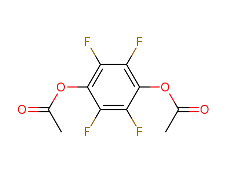 Molecular Structure of 957-85-7 (1,4-Benzenediol, 2,3,5,6-tetrafluoro-, diacetate)