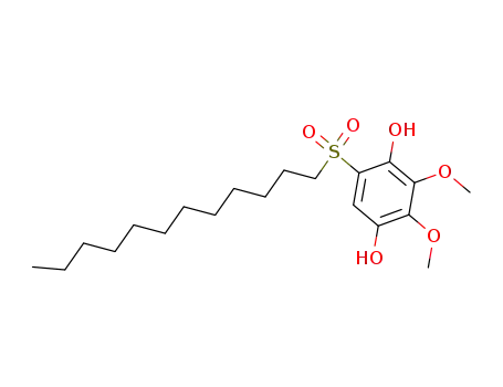 1,4-Benzenediol, 5-(dodecylsulfonyl)-2,3-dimethoxy-