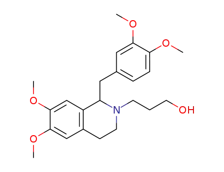 3-[1-(3,4-dimethoxy-benzyl)-6,7-dimethoxy-3,4-dihydro-1<i>H</i>-isoquinolin-2-yl]-propan-1-ol