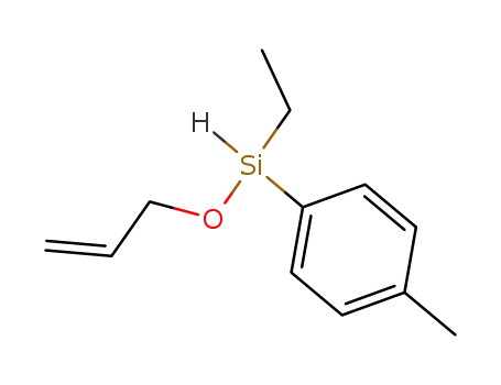 Molecular Structure of 61209-29-8 (Silane, ethyl(4-methylphenyl)(2-propenyloxy)-)