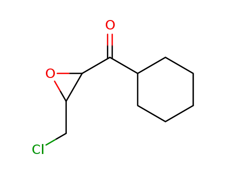 Molecular Structure of 61170-77-2 (Methanone, [3-(chloromethyl)oxiranyl]cyclohexyl-)