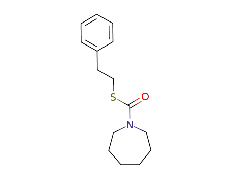 Molecular Structure of 61133-47-9 (1H-Azepine-1-carbothioic acid, hexahydro-, S-(2-phenylethyl) ester)