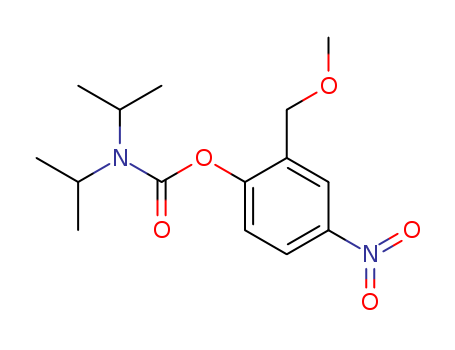 Carbamic acid, bis(1-methylethyl)-, 2-(methoxymethyl)-4-nitrophenyl  ester