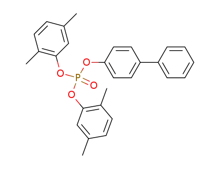 Molecular Structure of 59869-29-3 (Phosphoric acid, [1,1'-biphenyl]-4-yl bis(2,5-dimethylphenyl) ester)