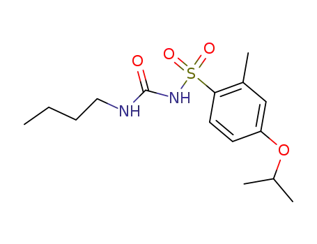 Benzenesulfonamide, N-((butylamino)carbonyl)-2-methyl-4-(1-methylethoxy)-