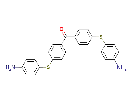 Molecular Structure of 29654-51-1 (Methanone, bis[4-[(4-aminophenyl)thio]phenyl]-)