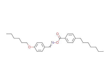 Molecular Structure of 61096-53-5 (Benzaldehyde, 4-(hexyloxy)-, O-(4-heptylbenzoyl)oxime)