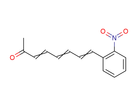 Molecular Structure of 62322-79-6 (3,5,7-Octatrien-2-one, 8-(2-nitrophenyl)-)