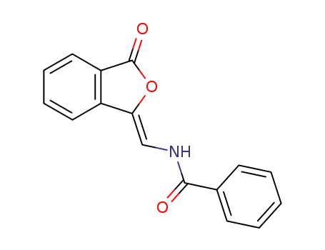 Molecular Structure of 63186-06-1 (Benzamide, N-[(3-oxo-1(3H)-isobenzofuranylidene)methyl]-)