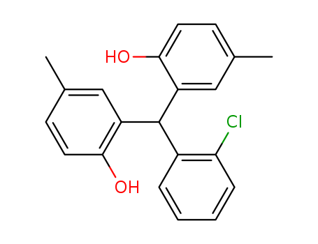 2-[(2-chlorophenyl)-(2-hydroxy-5-methyl-phenyl)methyl]-4-methyl-phenol cas  54764-85-1