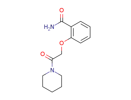 Molecular Structure of 90074-88-7 (Benzamide, 2-[2-oxo-2-(1-piperidinyl)ethoxy]-)