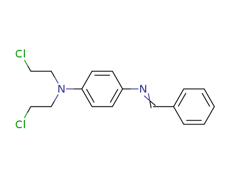 1,4-Benzenediamine, N,N-bis (2-chloroethyl)-N-(phenylmethylene)- cas  41648-19-5