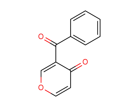Molecular Structure of 63525-15-5 (4H-Pyran-4-one, 3-benzoyl-)