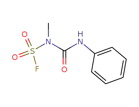 Molecular Structure of 65367-23-9 (Sulfamoyl fluoride, methyl[(phenylamino)carbonyl]-)