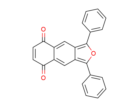 Molecular Structure of 36738-01-9 (Naphtho[2,3-c]furan-5,8-dione, 1,3-diphenyl-)