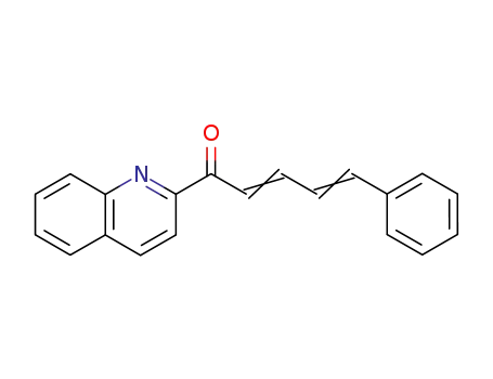 Molecular Structure of 971-10-8 (2,4-Pentadien-1-one, 5-phenyl-1-(2-quinolinyl)-)