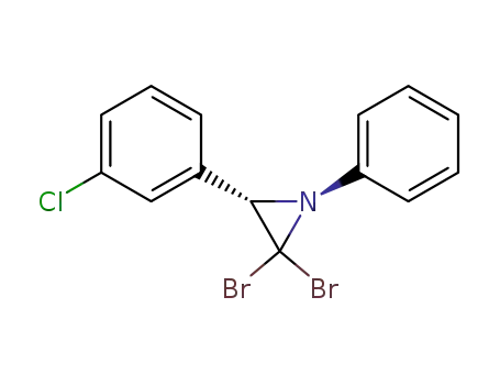 Aziridine, 2,2-dibromo-3-(3-chlorophenyl)-1-phenyl-