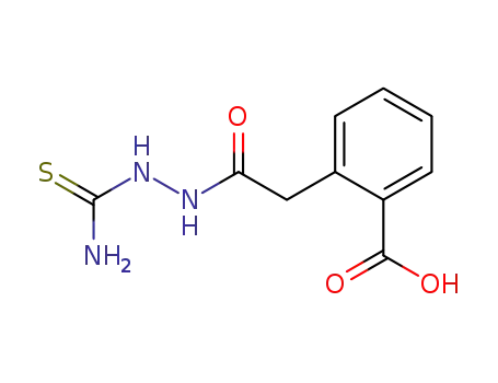 Molecular Structure of 62821-51-6 (Benzeneacetic acid, 2-carboxy-, a-[2-(aminothioxomethyl)hydrazide])