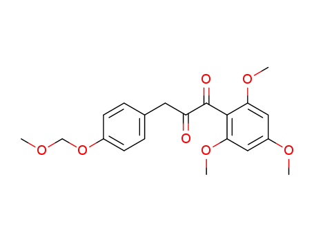 Molecular Structure of 62701-48-8 (1,2-Propanedione,
3-[4-(methoxymethoxy)phenyl]-1-(2,4,6-trimethoxyphenyl)-)