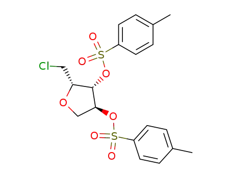5-Chlor-2,3-bis-p-toluolsulfonyl-5-desoxy-1,4-anhydro-xylit