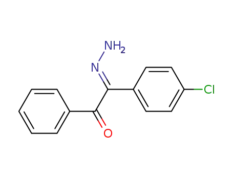 Molecular Structure of 4830-31-3 (Ethanedione, (4-chlorophenyl)phenyl-, 1-hydrazone)