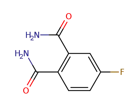 Molecular Structure of 65610-12-0 (1,2-Benzenedicarboxamide, 4-fluoro-)