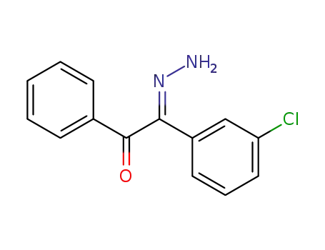 Molecular Structure of 62482-41-1 (Ethanedione, (3-chlorophenyl)phenyl-, 1-hydrazone)